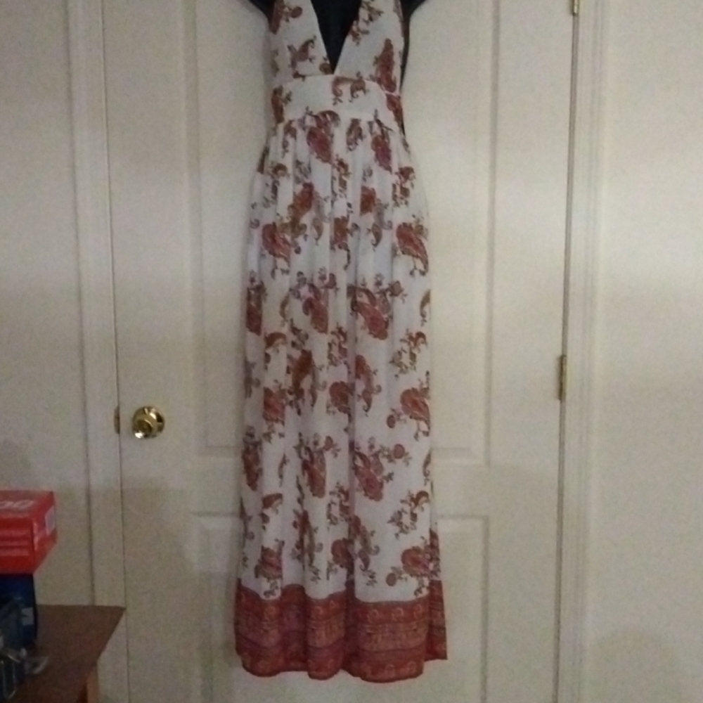 Ladies halter maxi dress